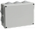 Коробка КМ41244 распаячная для о/п 190х140х70 мм IP55 (RAL7035, 10 гермовводов)