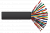 ITK Витая пара F/UTP кат.5E 25х2х24AWG LDPE черный (305м)